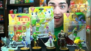 Unboxing ALL 4 NEW Legend of Zelda Series Amiibo [upl. by Spanjian]