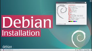 Download and Installation of Debian 107  Nonfree Drivers [upl. by Adnov454]