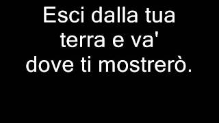 Esci dalla tua terra e va Abramo [upl. by Aiht]