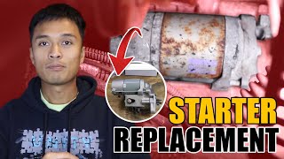 EASY Starter Replacement Tacoma DIY  How To [upl. by Harrell]