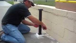 ASK SOUTHERN  Installing Post Mount on Slope Surface [upl. by Bristow]