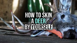 How to Skin a Deer by Yourself [upl. by Eneryt]