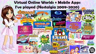 2000s Nostalgia  Virtual Online Worlds Flash Game Websites  Apps Ive Played [upl. by Nauht633]