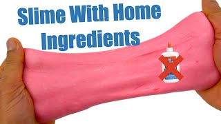 How To Make Slime With Home Ingredients✨ Easy DIY No Glue No Borax Slimes [upl. by Ladnar844]