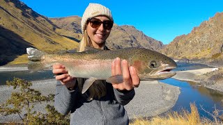 SteelHead Fishing on the SNAKE RIVER Idaho Breathtaking Trip [upl. by Frisse]