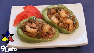 New Orleans Stuffed Mirlitons – Simplified Keto Stuffed Chayote  Keto Recipe [upl. by Dusa649]