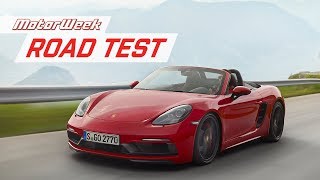 2018 Porsche 718 Boxster GTS  Road and track Test [upl. by Parks]