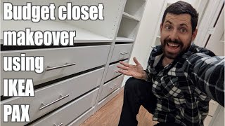 Budget closet makeover using IKEA PAX [upl. by Fleeta965]