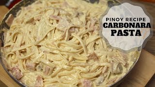 Creamy Carbonara Pasta  Christmas Recipe [upl. by Nerha]