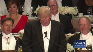 Donald Trump FULL REMARKS at Al Smith Dinner CSPAN [upl. by Gomer]