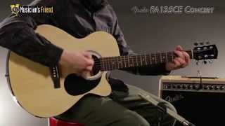 Fender FA135CE Concert AcousticElectric Guitar Demo [upl. by Schaper24]