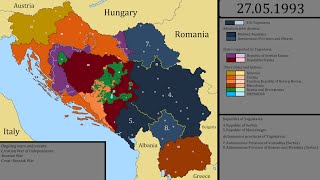 Breakup of Yugoslavia and Yugoslav Wars [upl. by Anneliese]