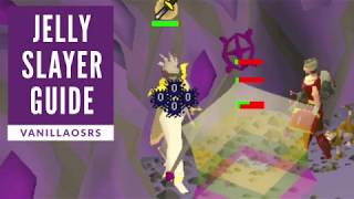 OSRS Jelly Slayer Guide  Safespots and Magic  Ranged  Melee Tactics [upl. by Suzan711]