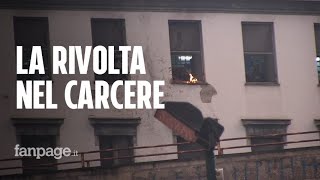 Coronavirus rivolta al carcere di Poggioreale i familiari quotDategli gli arresti domiciliariquot [upl. by Amhsirak202]