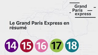 Le Grand Paris Express expliqué [upl. by Gillman21]