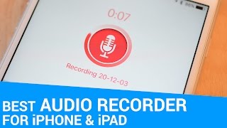 Best Audio Recorder Apps for iPhone amp iPad [upl. by Hanako]