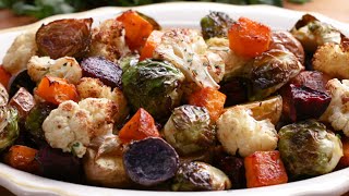 How To Roast Vegetables • Tasty [upl. by Ainek]