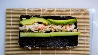 California Sushi Roll Recipe [upl. by Lenehc668]