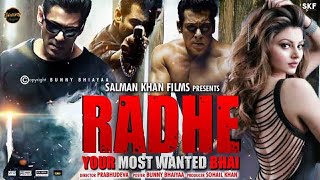 NEW HINDI ACTION MOVIE  RADHE YOUR MOST WANTED BHAI 2021 SALMAN KHAN DISHA PATANI [upl. by Proudman]