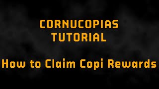 How to Claim Copi Rewards [upl. by Reteid]