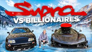 1000HP Supra terrorizing Billionaires Hypercarmeet in Switzerland [upl. by Roleat]