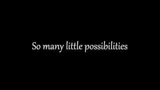 Freddie Stroma  Possibilities lyrics on screen [upl. by Quick231]