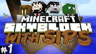 Minecraft Skyblock with Yogscast Sips 1 [upl. by Ramiah852]