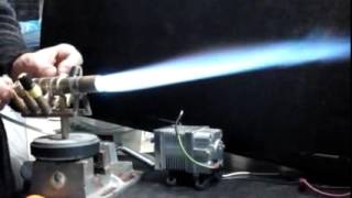 Homemade glassworking torch [upl. by Winn28]