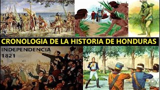 CRONOLOGÍA DE LA HISTORIA DE HONDURAS [upl. by Attenal626]