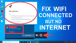 How To Fix WiFi Connected But No Internet Access On Windows 10  5 Ways [upl. by Ayala100]