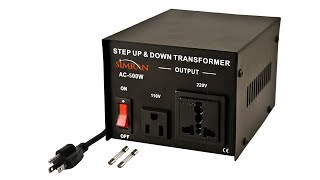 110 to 220 StepUp transformer Review [upl. by Saxena712]