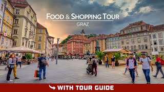 GRAZ Austria  Food amp Shopping [upl. by Lombardy5]