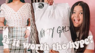 Nasty Gal TryOn Haul  Review not sponsored [upl. by Jard]