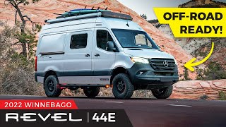 Best 4x4 Camper Van  2022 Winnebago Revel 4x4 Walkthrough Review Vanlife [upl. by Merrili]