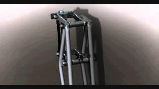 Girder forks animation looped [upl. by Lienhard466]