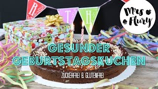 Gesunder Geburtstagskuchen den alle lieben  Rüeblitorte zuckerfrei amp glutenfrei [upl. by Kristi]