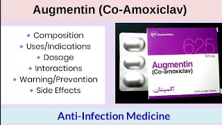 Augmentin Coamoxiclav Oral  Amoxycillin Tablets  Uses amp Side Effects  Calamox  AntiInfection [upl. by Zane124]