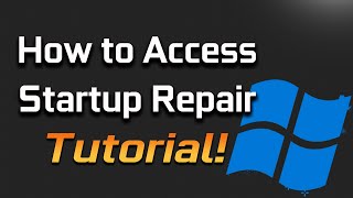 How To Access Startup Repair On Windows 11 If You Can Boot Into Desktop  Tutorial [upl. by Yrreb]