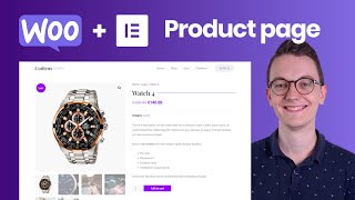 Woocommerce Product Page with Elementor Pro  How to build it yourself [upl. by Ruff]