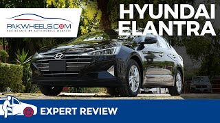 Hyundai Elantra 2021  Expert Review  PakWheels [upl. by Mattie]