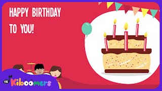 Happy Birthday To You Lyric Video  The Kiboomers Preschool Songs amp Nursery Rhymes [upl. by Bonita966]