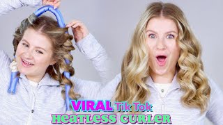 VIRAL TikTok HEATLESS Hair Curler [upl. by Hairem229]