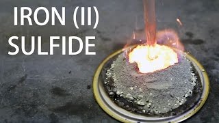 Making Iron II Sulfide [upl. by Aivyls]