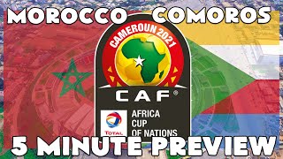 AFRICA CUP OF NATIONS  MOROCCO vs COMOROS [upl. by Crist]