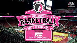 2021 IGHSAU State Basketball 3A Quarterfinal Clear Lake v Waukon [upl. by Aalst]