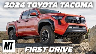 NEW 2024 Toyota Tacoma First Drive  MotorTrend [upl. by Enitsej]