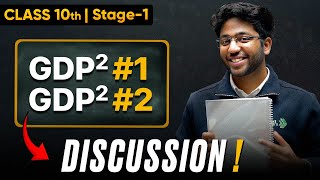 Class 10th GDP²  1 amp 2 Discussion 🔥  Shobhit Nirwan [upl. by Rafaelof377]