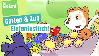 Bobo im Garten amp Bobo fährt Zug  Der Elefant  WDR [upl. by Aztinaj]