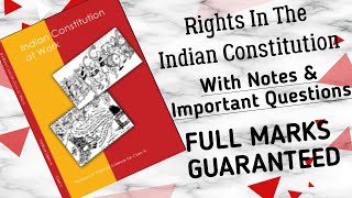 NCERT CLASS 11 POLITICAL SCIENCE CH 2 RIGHTS IN THE INDIAN CONSTITUTION PART1 NOTES amp IMP QUESTION [upl. by Bible]