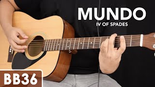 Mundo  IV of Spades Guitar Tutorial [upl. by Bokaj]